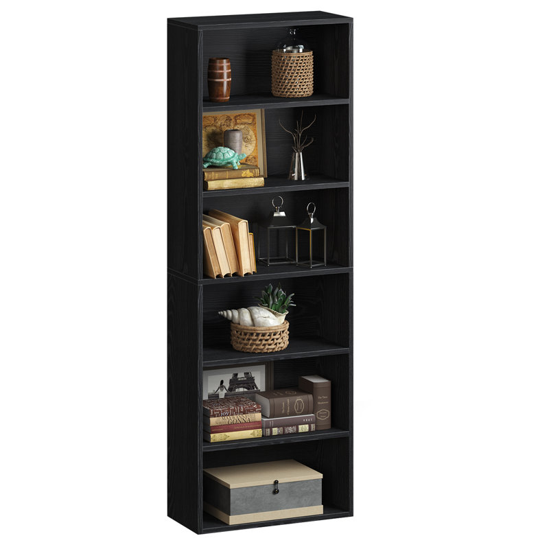 Ebern Designs Namiko Bookshelves and Bookcases Floor Standing 6 Tier